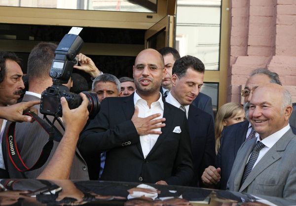 Saif al-Islam Gaddafi visits The Desert is Not Silent exhibition of Libya's ancient and contemporary art. File photo Saif al-Islam Gaddafi visits The Desert is Not Silent exhibition of Libya's ancient and contemporary art. File photo - Sputnik International