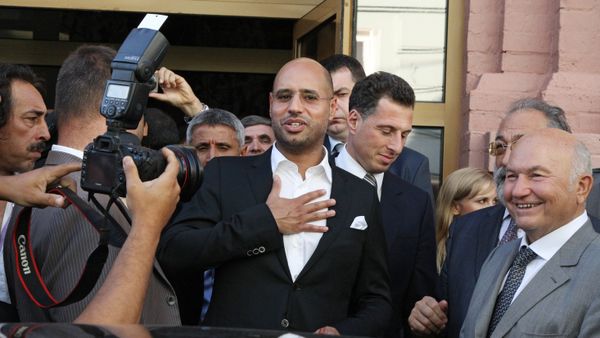 Saif al-Islam Gaddafi visits The Desert is Not Silent exhibition of Libya's ancient and contemporary art. File photo Saif al-Islam Gaddafi visits The Desert is Not Silent exhibition of Libya's ancient and contemporary art. File photo - Sputnik International