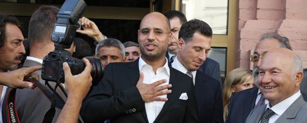 Saif al-Islam Gaddafi visits The Desert is Not Silent exhibition of Libya's ancient and contemporary art. File photo - Sputnik International