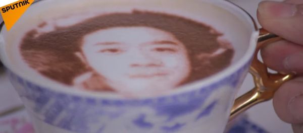 Coffee With Selfie Printed On Milk Foam Coffee With Selfie Printed On Milk Foam - Sputnik International