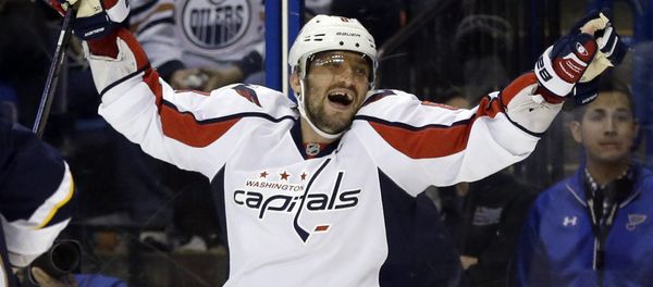 In this Saturday, April 9, 2016 file photo, Washington Capitals' Alex Ovechkin, of Russia, celebrates after scoring his third goal of an NHL hockey game during the third period against the St. Louis Blues in St. Louis - Sputnik International