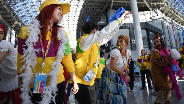 Participants of the XIX Int'l Youth and Students Festival - Sputnik International