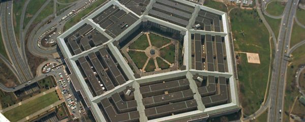 This is an aerial view of the five-sided Pentagon building, headquarters of the United States Department of Defense, in Arlington, Va., in 1975 This is an aerial view of the five-sided Pentagon building, headquarters of the United States Department of Defense, in Arlington, Va., in 1975 - Sputnik International