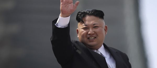 North Korean leader Kim Jong Un waves during a military parade on Saturday, April 15, 2017, in Pyongyang, North Korea to celebrate the 105th birth anniversary of Kim Il Sung, the country's late founder and grandfather of current ruler Kim Jong Un. North Korean leader Kim Jong Un waves during a military parade on Saturday, April 15, 2017, in Pyongyang, North Korea to celebrate the 105th birth anniversary of Kim Il Sung, the country's late founder and grandfather of current ruler Kim Jong Un. - Sputnik International