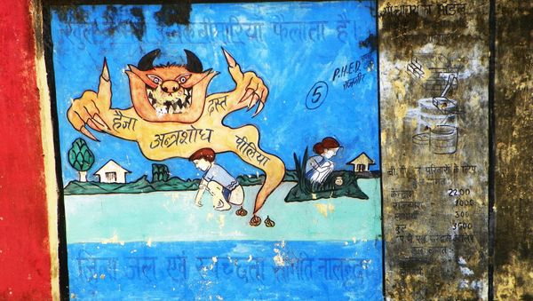 Public Service Announcement addressing open defecation related issues: cholera, gastroenteritis, diarrhea, jaundice... Public Service Announcement addressing open defecation related issues: cholera, gastroenteritis, diarrhea, jaundice... - Sputnik International