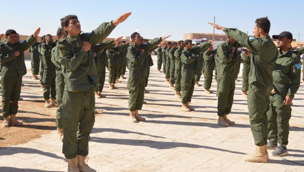 SDF training in Raqqa - Sputnik International