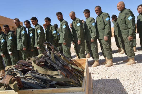 SDF training in Raqqa SDF training in Raqqa - Sputnik International