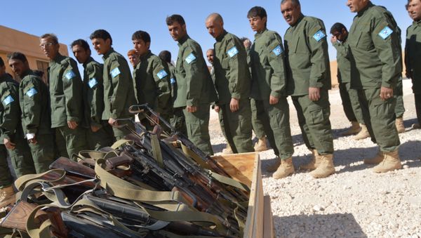SDF training in Raqqa SDF training in Raqqa - Sputnik International