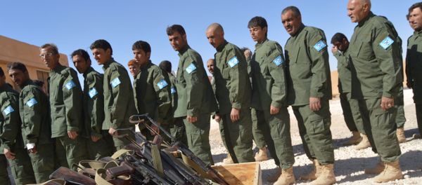 SDF training in Raqqa SDF training in Raqqa - Sputnik International