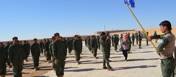 SDF training in Raqqa SDF training in Raqqa - Sputnik International