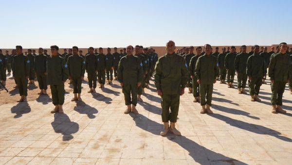 SDF training in Raqqa SDF training in Raqqa - Sputnik International