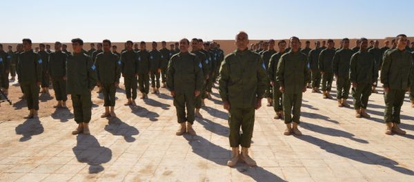 SDF training in Raqqa - Sputnik International