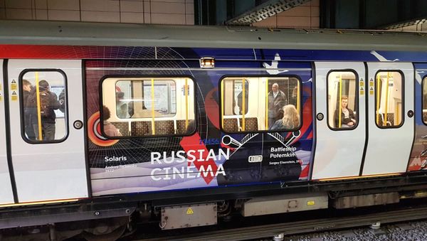 The themed train 'The Heart of Russia' launched on the London underground - Sputnik International
