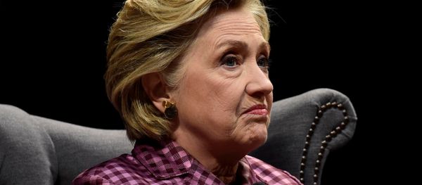 Former US Secretary of State, Hillary Clinton speaks during an interview with Mariella Frostrup at the Cheltenham Literature Festival in Cheltenham, Britain October 15, 2017. - Sputnik International