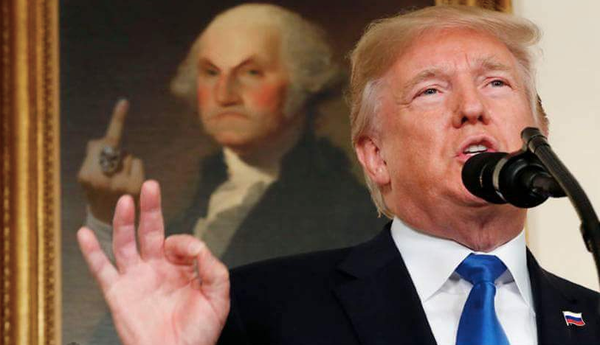 Trump with Founding Fathers Trump with Founding Fathers - Sputnik International