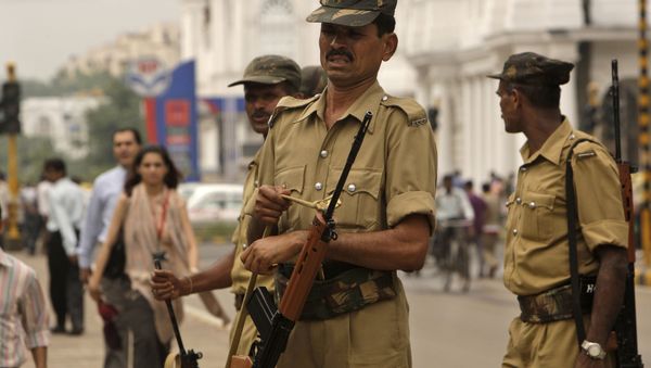 Indian police officers. (File) - Sputnik International