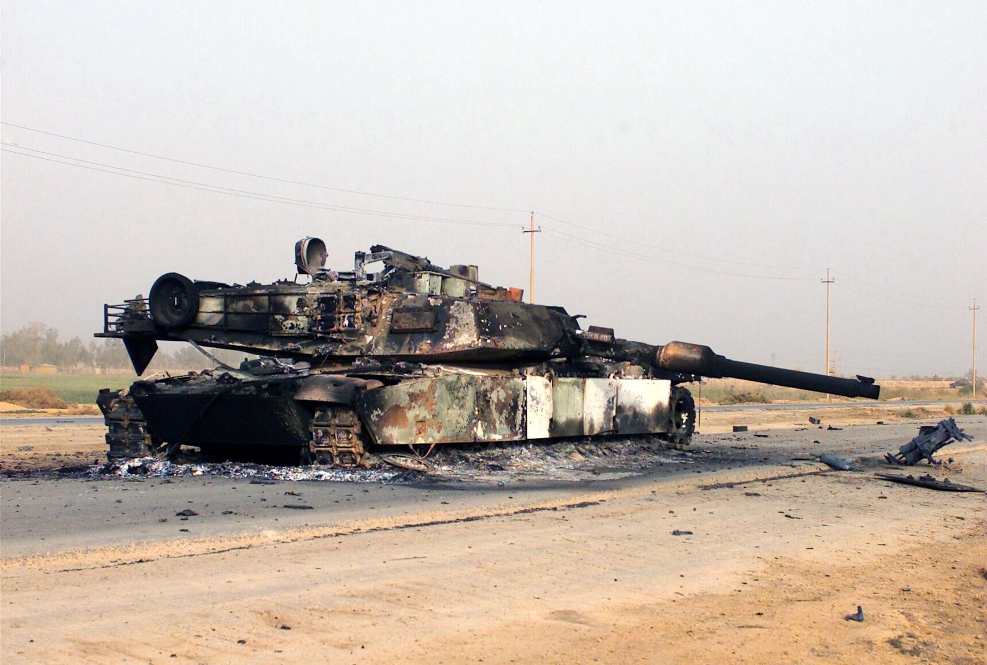 Destroyed M1A1 Abrams tank (File) - Sputnik International, 1920, 27.01.2023