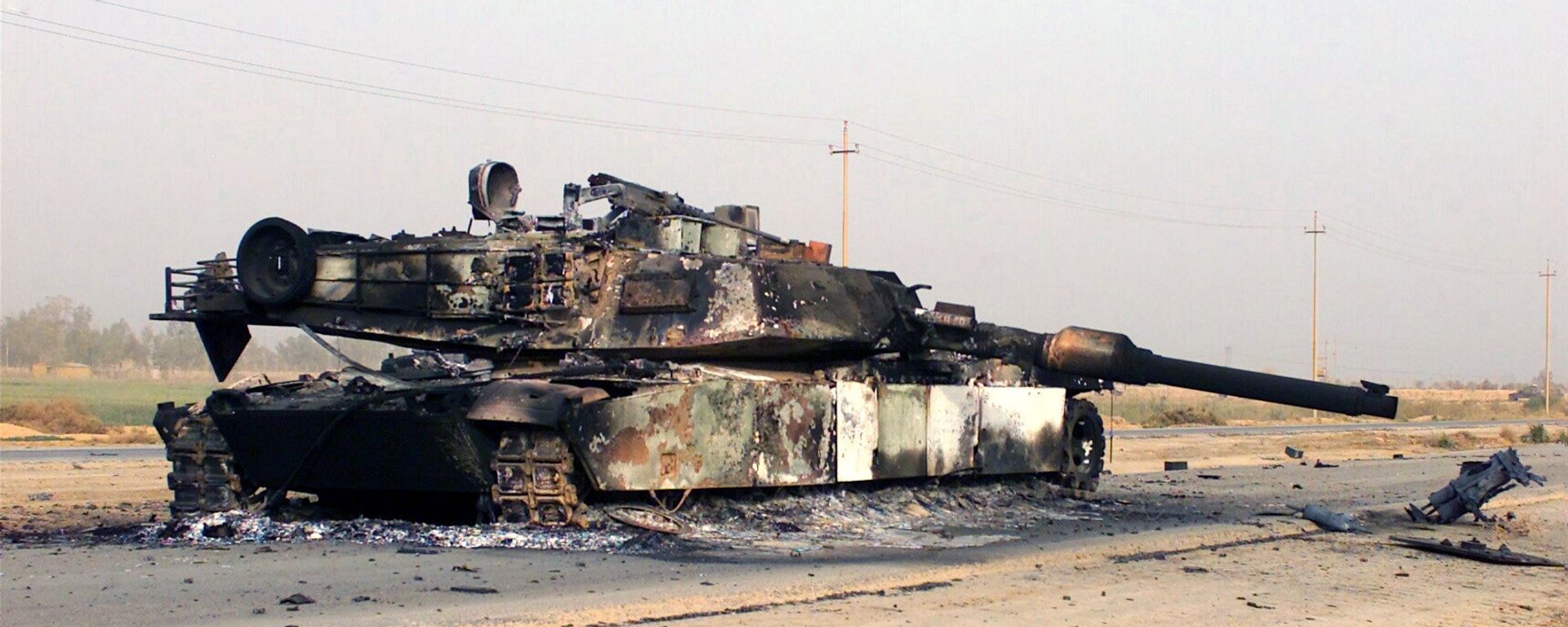 Destroyed M1A1 Abrams tank (File) - Sputnik International, 1920, 27.07.2023