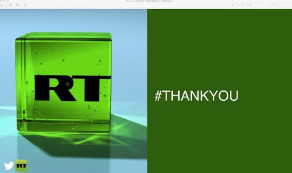 Slide 12, thanking RT for considering the proposal - Sputnik International