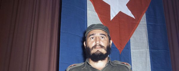 Shown in photo is Fidel Castro, Premier of Cuba in 1965. Shown in photo is Fidel Castro, Premier of Cuba in 1965. - Sputnik International