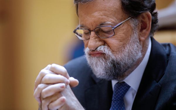 Spain's Prime Minister Mariano Rajoy, gestures as he attends a session of the Upper House of Parliament in Madrid, October 27, 2017 Spain's Prime Minister Mariano Rajoy, gestures as he attends a session of the Upper House of Parliament in Madrid, October 27, 2017 - Sputnik International
