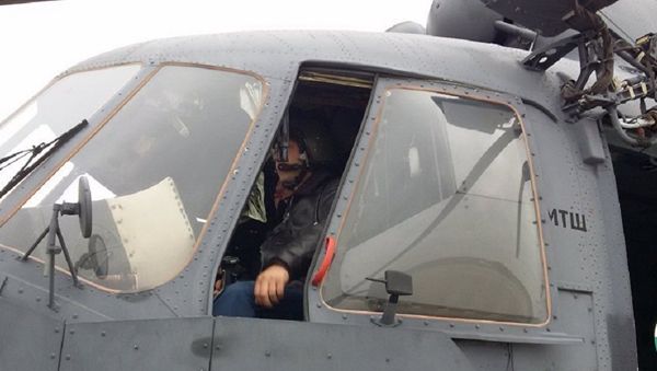 Mi-8 AMTSh at the airbase outside Rostov-on-Don - Sputnik International