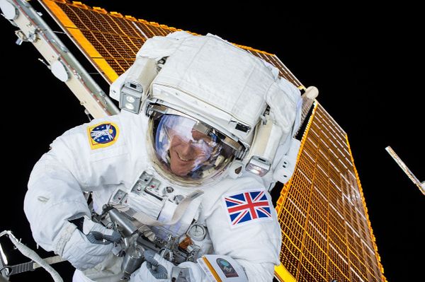 ESA (European Space Agency) astronaut Tim Peake seen during his first spacewalk ESA (European Space Agency) astronaut Tim Peake seen during his first spacewalk - Sputnik International