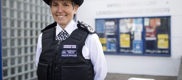 Newly appointed Commissioner of the Metropolitan Police Service Cressida Dick poses for photographers during a press morning outside Lewisham Police Station in south London on April 18, 2017. - Sputnik International