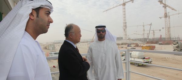 Barakah nuclear power plant construction. (File) - Sputnik International