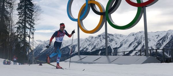 Yevgeny Belov (Russia) during the individual race in men's cross-country skiing at the XXII Olympic Winter Games in Sochi. (File) - Sputnik International