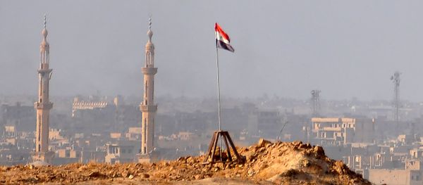A general view of the eastern Syrian city of Deir Ezzor during an operation by Syrian government forces against Islamic State (IS) group jihadists on November 2, 2017 A general view of the eastern Syrian city of Deir Ezzor during an operation by Syrian government forces against Islamic State (IS) group jihadists on November 2, 2017 - Sputnik International