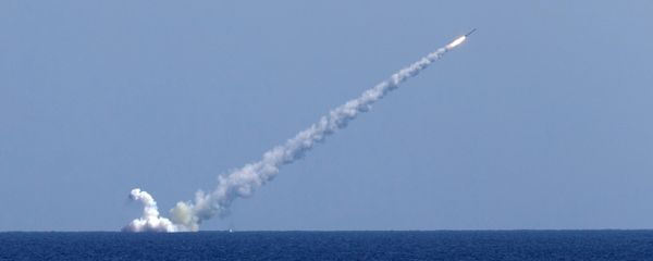 Launching Kalibr cruise missiles at terrorist targets in Syria. File photo - Sputnik International
