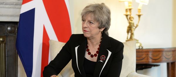 Britain's Prime Minister Theresa May in 10 Downing Street, London November 2, 2017 - Sputnik International