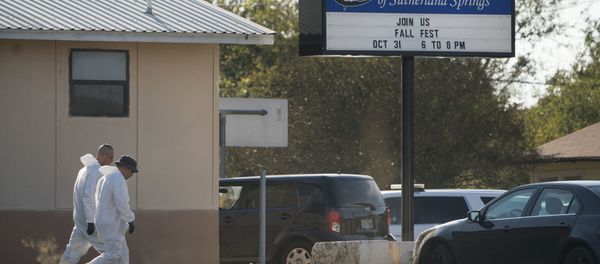 Members of the FBI walk next to the First Baptist Church of Sutherland Springs after a fatal shooting, Sunday, Nov. 5, 2017, in Sutherland Springs, Texas. Members of the FBI walk next to the First Baptist Church of Sutherland Springs after a fatal shooting, Sunday, Nov. 5, 2017, in Sutherland Springs, Texas. - Sputnik International