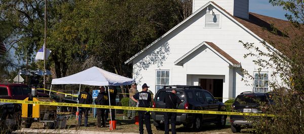 Law enforcement officials investigate a mass shooting at the First Baptist Church in Sutherland Springs, Texas, U.S. November 5, 2017 Law enforcement officials investigate a mass shooting at the First Baptist Church in Sutherland Springs, Texas, U.S. November 5, 2017 - Sputnik International