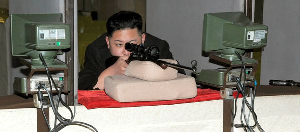 North Korean leader Kim Jong-Un aims a rifle at the Sporting Bullet Factory (File) North Korean leader Kim Jong-Un aims a rifle at the Sporting Bullet Factory (File) - Sputnik International