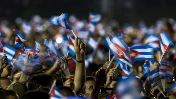 Cuban flags (File) Cuban flags (File) - Sputnik International