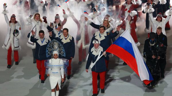 Russia’s national team’s flag-bearer Alexander Zubkov during the parade of athletes and members of national delegations at the opening ceremony of the XXII Olympic Winter Games in Sochi. (File) Russia’s national team’s flag-bearer Alexander Zubkov during the parade of athletes and members of national delegations at the opening ceremony of the XXII Olympic Winter Games in Sochi. (File) - Sputnik International