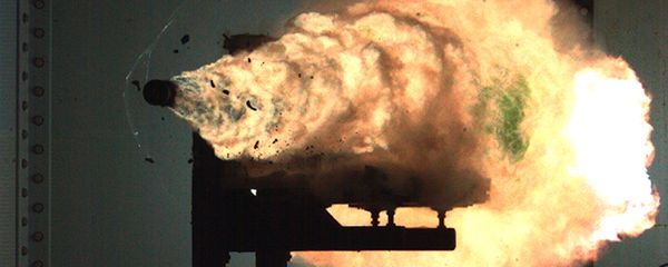 Record-setting firing of an electromagnetic railgun (EMRG). (File) Record-setting firing of an electromagnetic railgun (EMRG). (File) - Sputnik International