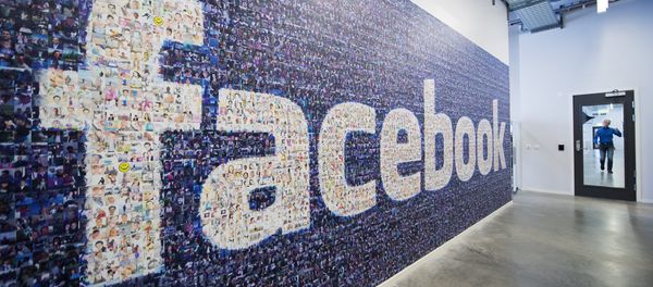 A big logo created from pictures of Facebook users worldwide is pictured in the company's Data Center, its first outside the US on November 7, 2013 in Lulea, in Swedish Lapland A big logo created from pictures of Facebook users worldwide is pictured in the company's Data Center, its first outside the US on November 7, 2013 in Lulea, in Swedish Lapland - Sputnik International