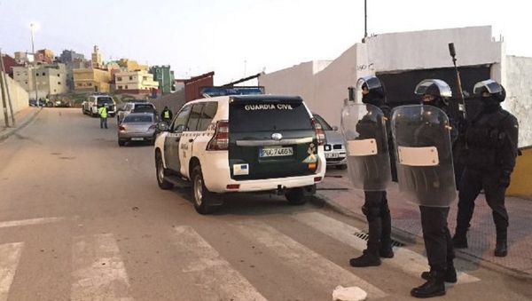 Spanish Guardia Civil officers in Ceuta, Spain. (File) - Sputnik International