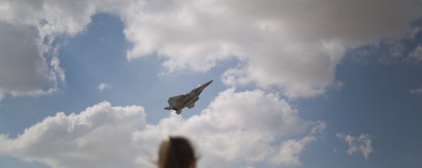 In this Wednesday, Nov. 8, 2017 photo, An Israeli soldier looks at an F-15s of the Knights of the twin tail 133 squadron takes off from Ovda airbase near Eilat, southern Israel,during the 2017 Blue Flag exercise. Israel's military is holding the largest ever air drill of its kind with pilots from eight countries simulating combat scenarios. It said Thursday that Germany, India and France are taking part for the first time in the two week drill codenamed blue flag, held every two years. In this Wednesday, Nov. 8, 2017 photo, An Israeli soldier looks at an F-15s of the Knights of the twin tail 133 squadron takes off from Ovda airbase near Eilat, southern Israel,during the 2017 Blue Flag exercise. Israel's military is holding the largest ever air drill of its kind with pilots from eight countries simulating combat scenarios. It said Thursday that Germany, India and France are taking part for the first time in the two week drill codenamed blue flag, held every two years. - Sputnik International
