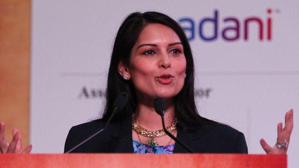 Priti Patel speaks during the inauguration of Youth Pravasi Bharatiya Divas in Gandhinagar, India, Wednesday, Jan. 7, 2015. - Sputnik International