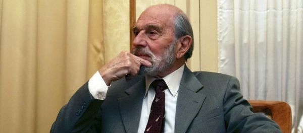George Blake, a former British spy and double agent in service of the Soviet Union, seen in Moscow in this Nov. 15, 2006 file photo - Sputnik International