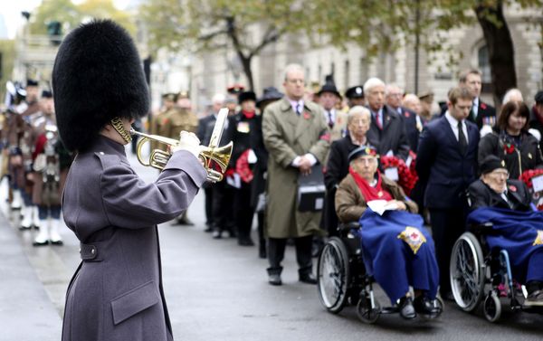 People take part in the Western Front Association's annual service of remembrance at the Cenotaph, in London, Saturday Saturday Nov. 11, 2017 People take part in the Western Front Association's annual service of remembrance at the Cenotaph, in London, Saturday Saturday Nov. 11, 2017 - Sputnik International