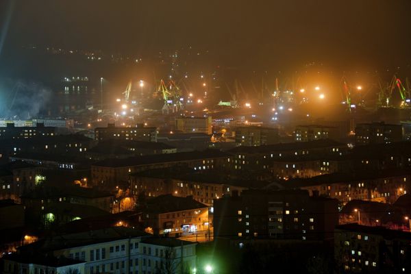 The northwestern Russian city of Murmansk and its port facilities. - Sputnik International