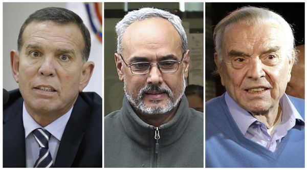 This combination of photos shows Juan Angel Napout, left, Manuel Burga, center, and Jose Maria Marin. The former soccer South American officials go on trial in New York on Monday, Nov. 13, 2017, on charges alleging they took bribes and kickbacks in exchange for marketing rights for major soccer tournaments. This combination of photos shows Juan Angel Napout, left, Manuel Burga, center, and Jose Maria Marin. The former soccer South American officials go on trial in New York on Monday, Nov. 13, 2017, on charges alleging they took bribes and kickbacks in exchange for marketing rights for major soccer tournaments. - Sputnik International