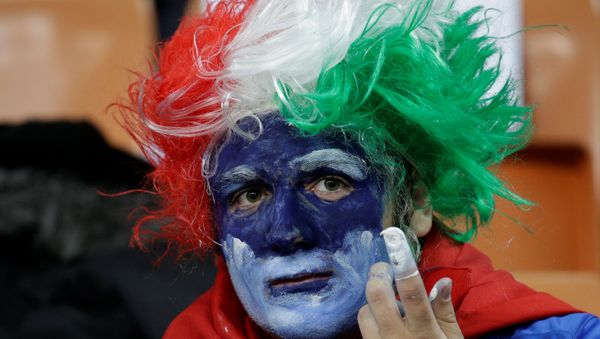 Italy vs Sweden - San Siro, Milan, Italy - November 13, 2017 Italy fans before the match - Sputnik International