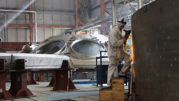 Power Unit BN-800 construction, Beloyarsk Nuclear Power Station - Sputnik International