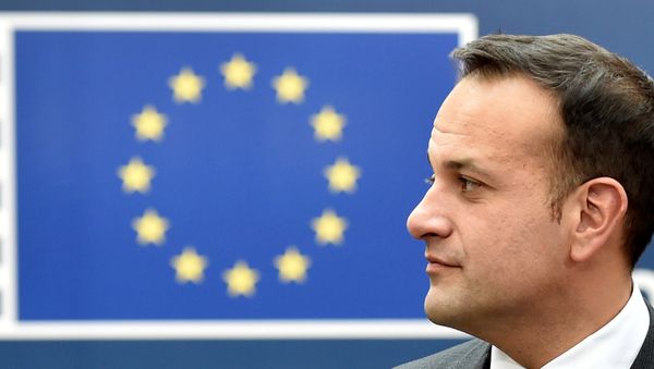 Ireland's Taoiseach Leo Varadkar arrives at the EU summit meeting in Brussels, Belgium, October 19, 2017. Ireland's Taoiseach Leo Varadkar arrives at the EU summit meeting in Brussels, Belgium, October 19, 2017. - Sputnik International